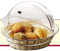 Broodmand Rond In Pp Dia 40cm Chrome