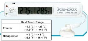 Koel/vriesthermometer + Alarmfunctie Dig