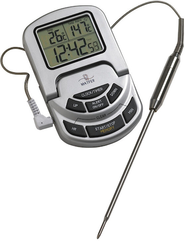 Thermometre 0/300° Sonde+alarm